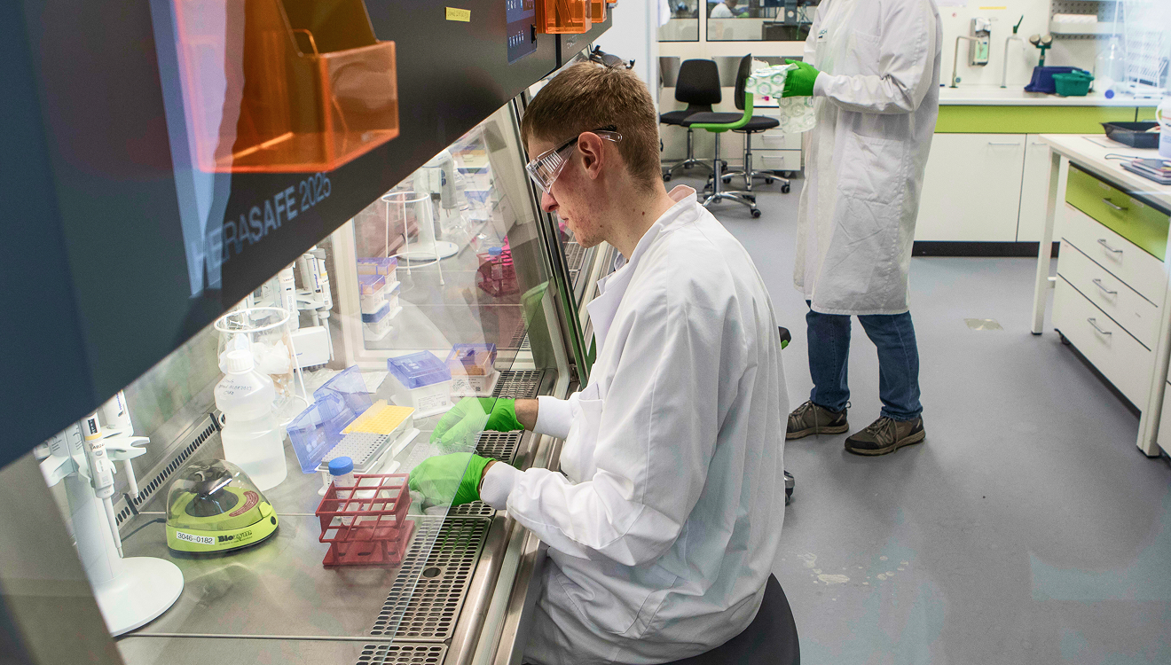 Biontech-Labor: Anleger feierten das Unternehmen gestern für seine neue Kooperation mit dem US-Pharmariesen Bristol