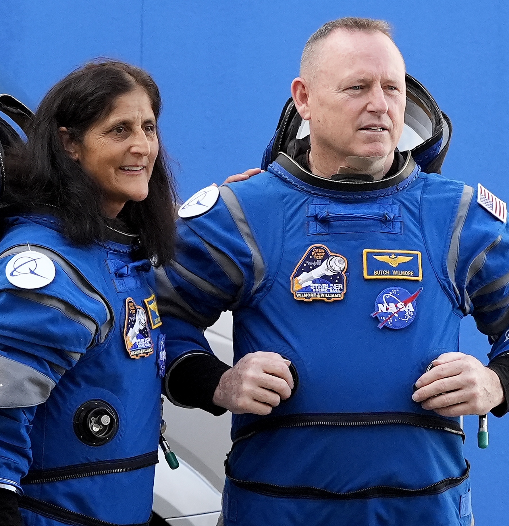US-Astronauten Suni Williams und Barry Wilmore