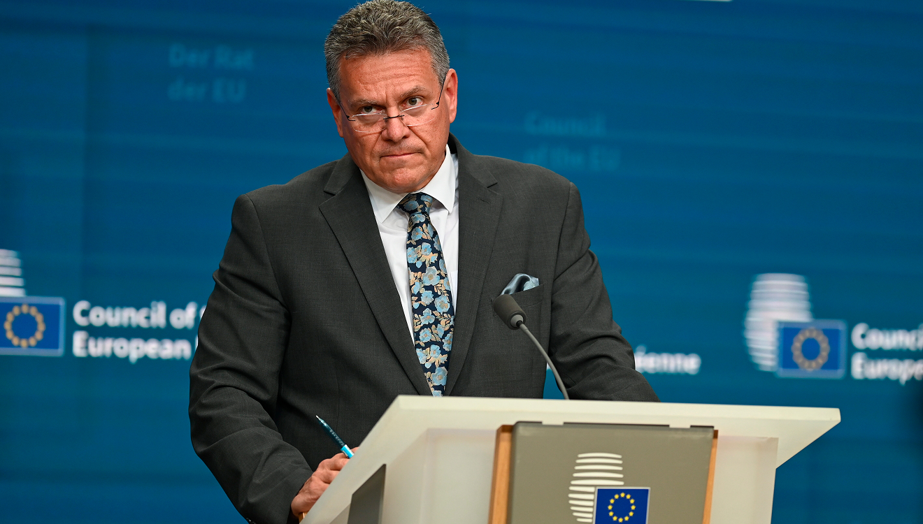 Schwer enttäuscht von Donald Trump: EU-Handelskommissar Maros Sefcovic aus der Slowakei