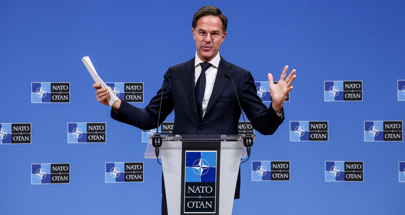 NATO-Generalsekretär Mark Rutte ist mit Blick auf einen Nato-Beitritt der Ukraine zurückhaltend