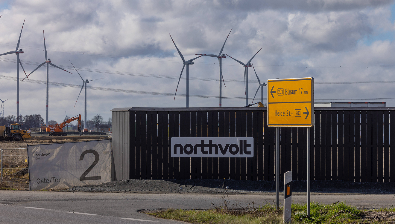 Millionen-Grab: Northvolt-Baustelle in Heide