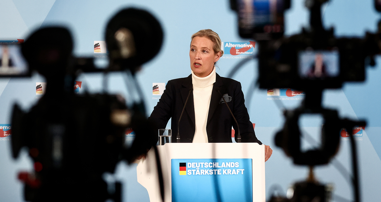 Sieht Friedrich Merz schon jetzt als gescheitert: AfD-Chefin Alice Weidel