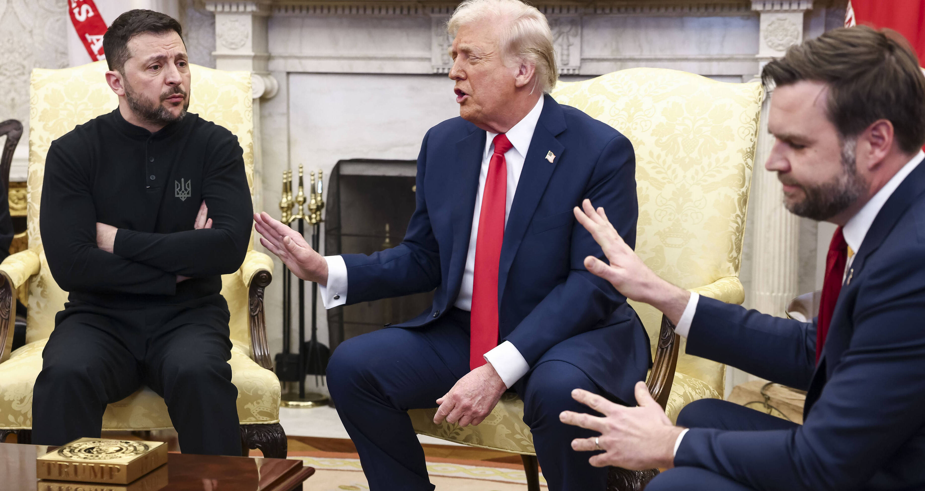 Trump und Selenskyi im Weißen Haus