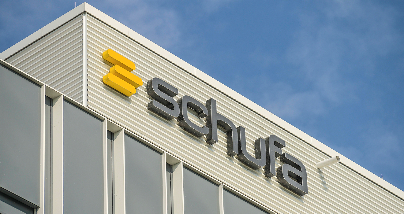 Die Schufa-Zentrale in Wiesbaden