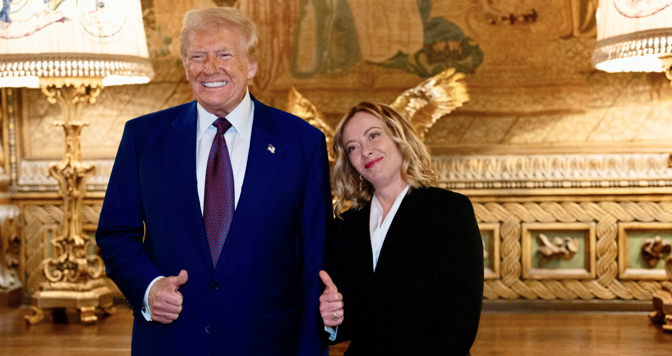Betonen ihre gegenseitige Sympathie: US-Präsident Donald Trump und Italiens Regierungschefin Giorgia Meloni