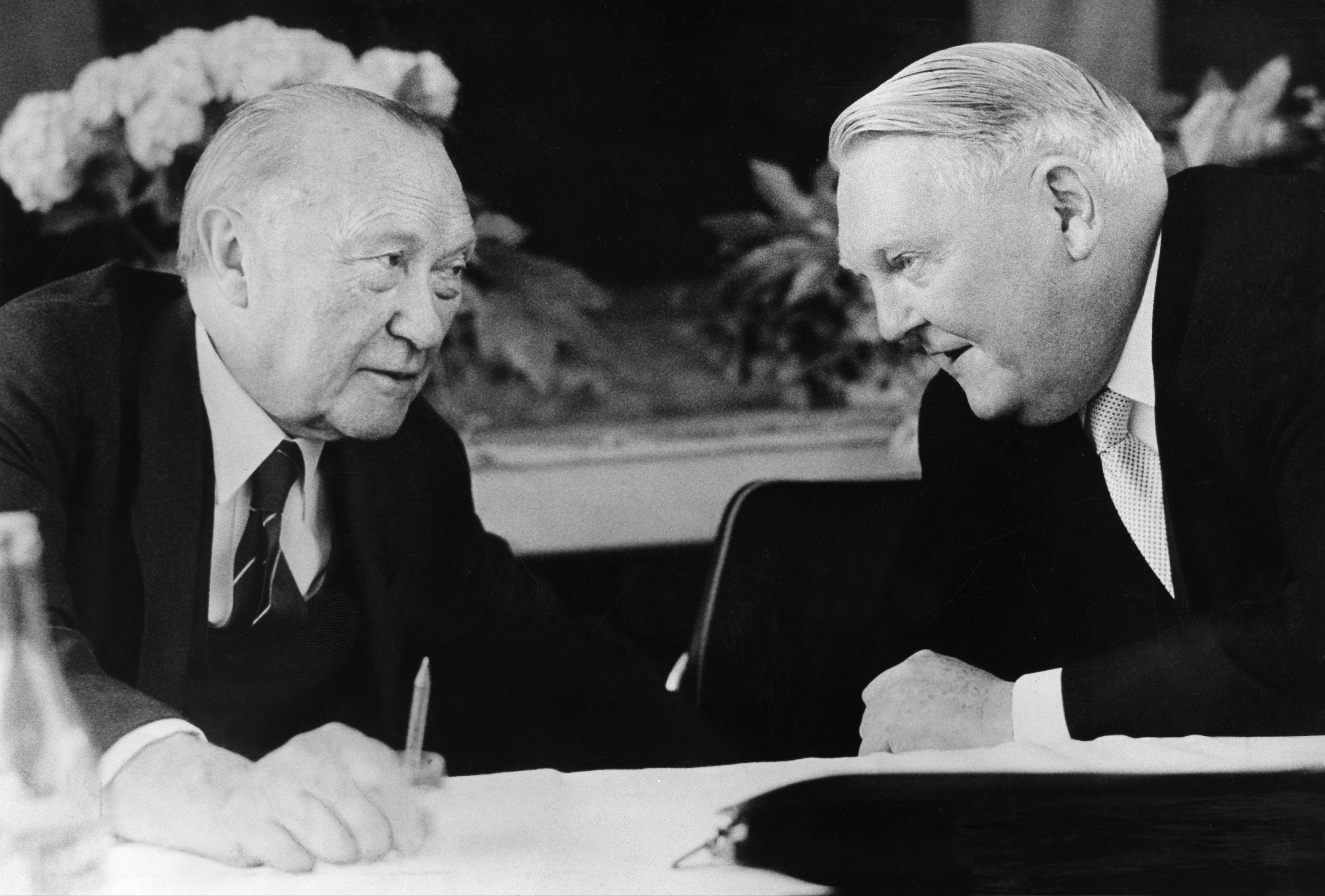 Ludwig Erhard, Konrad Adenauer 1963