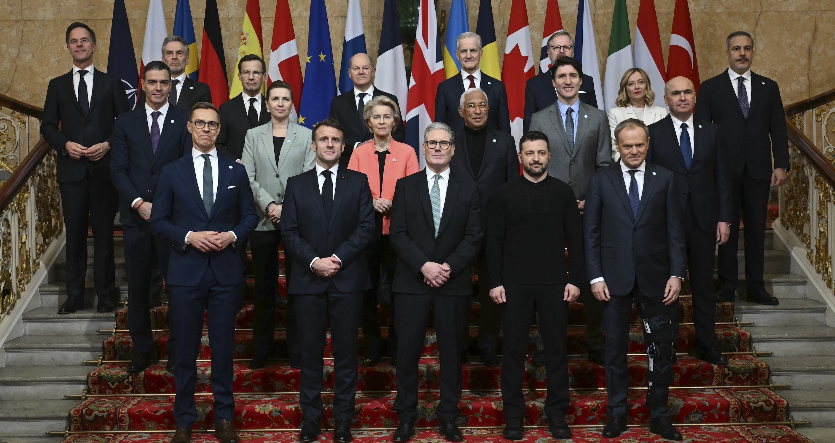 EU-Staats- und Regierungschefs sowie weitere Nato-Vertreter am Sonntag in London