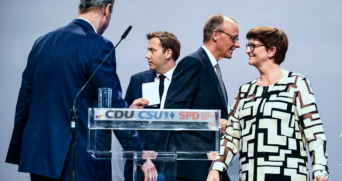 Die Parteispitzen von CDU, CSU und SPD – wenn’s ums Geld geht ist ihr Koalitionsvertrag an vielen stellen vage
