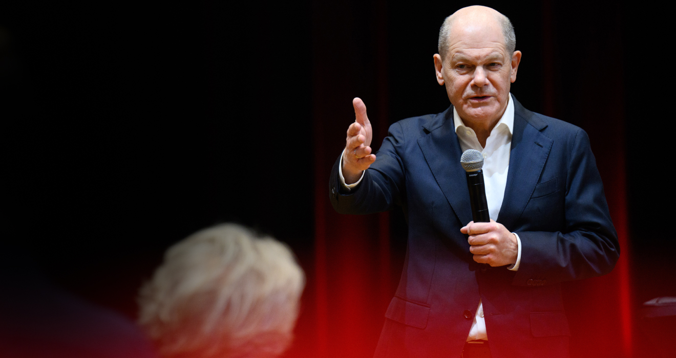 Bundeskanzler Olaf Scholz (SPD) hat sich vergangene Woche peinlich im Ton vergriffen