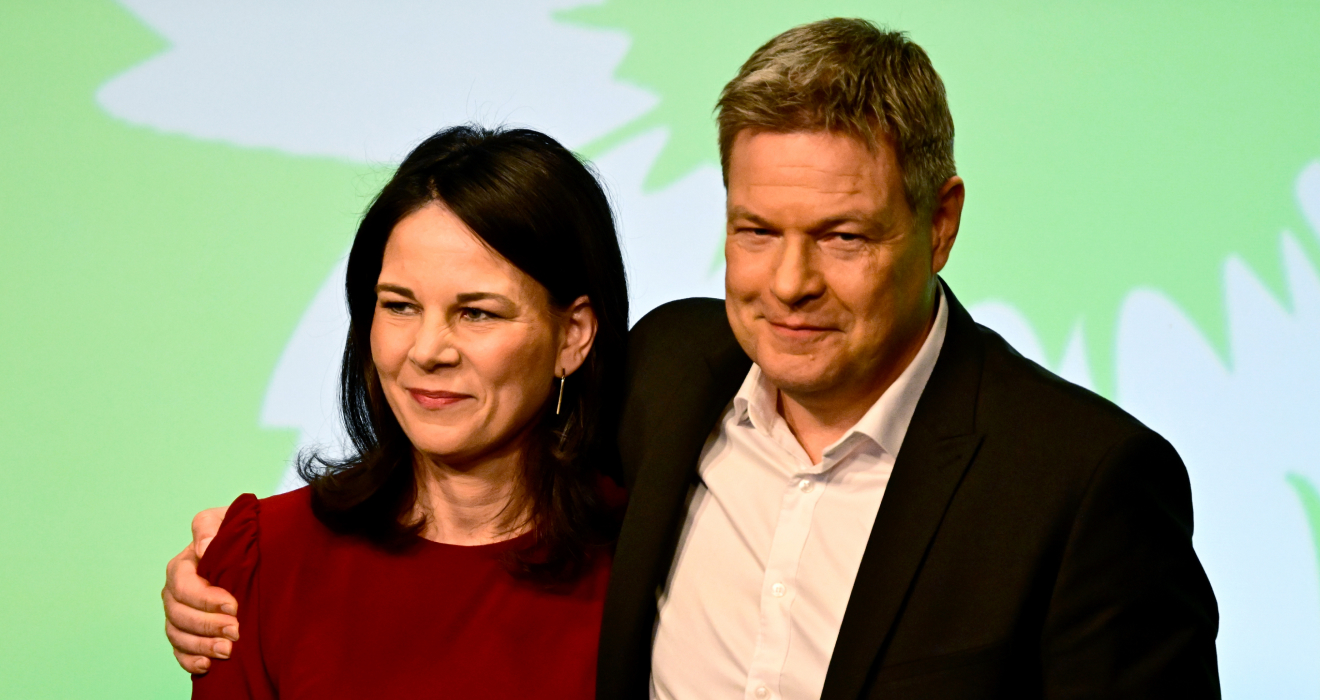 Wollen weiter regieren: Das grüne Spitzenduo Annalena Baerbock und Robert Habeck